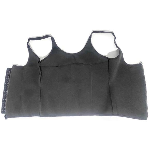 Nebility Corset Body Shaper Size 3XL Black Neoprene and Nylon - Picture 7 of 8